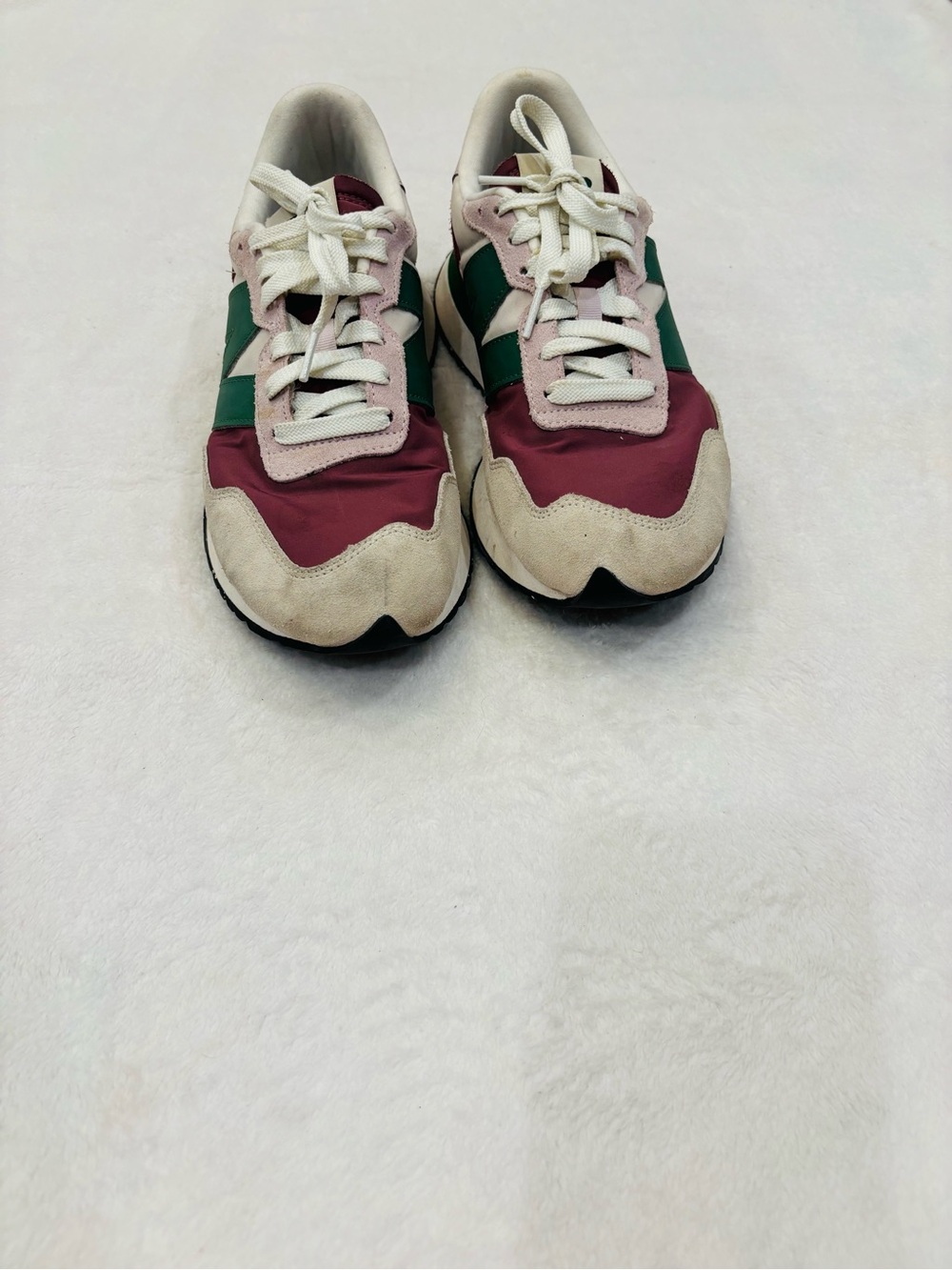 New Balance 237 Women's Pink, Green & Cream Vintage-Inspired Sneakers size 9.5 - Picture 4 of 9